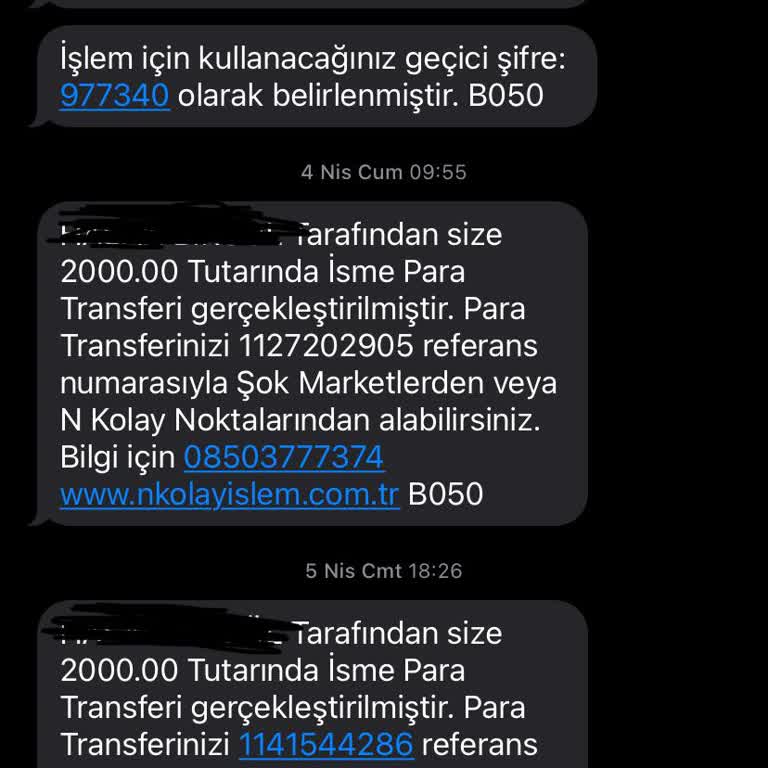 Şok Market Para Transferinde Yaşanan Sorun Ve Yetersiz Müşteri Hizmeti