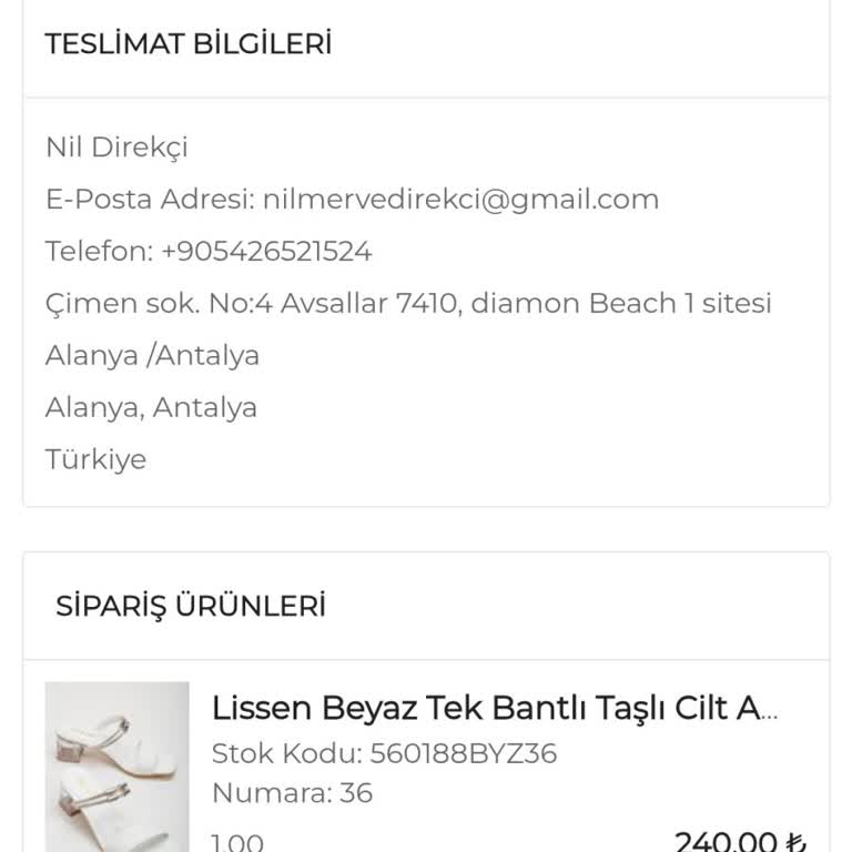 Sipariş Sürecinde Yaşanan Gecikme Ve İletişim Sorunları