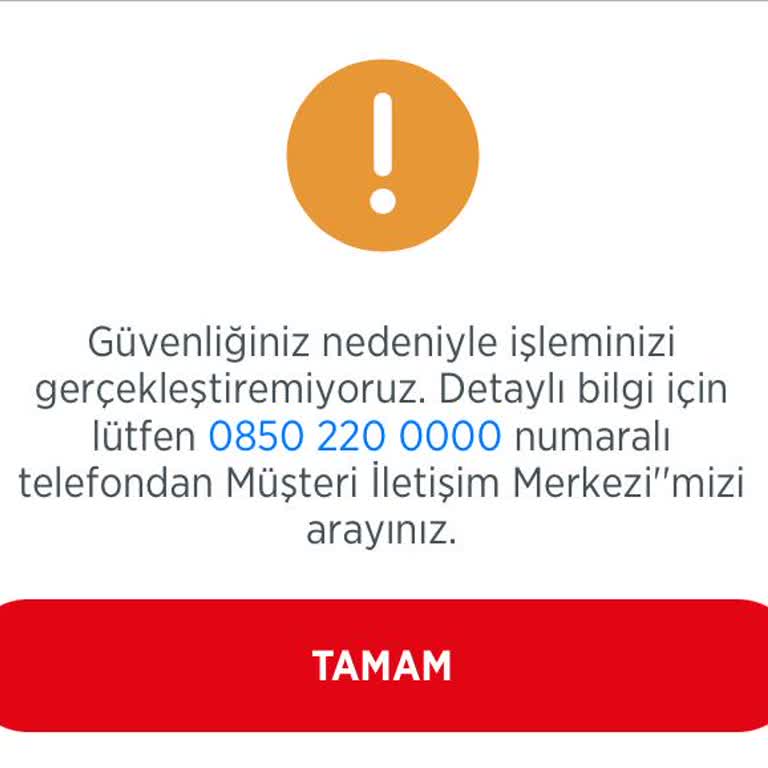 Mobil Bankacılığa Girişte Sürekli Güvenlik Engeliyle Karşılaşıyorum