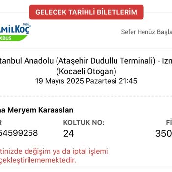 Kamil Koç Sefer Gecikmesi Ve İptal Hakkı Mağduriyeti