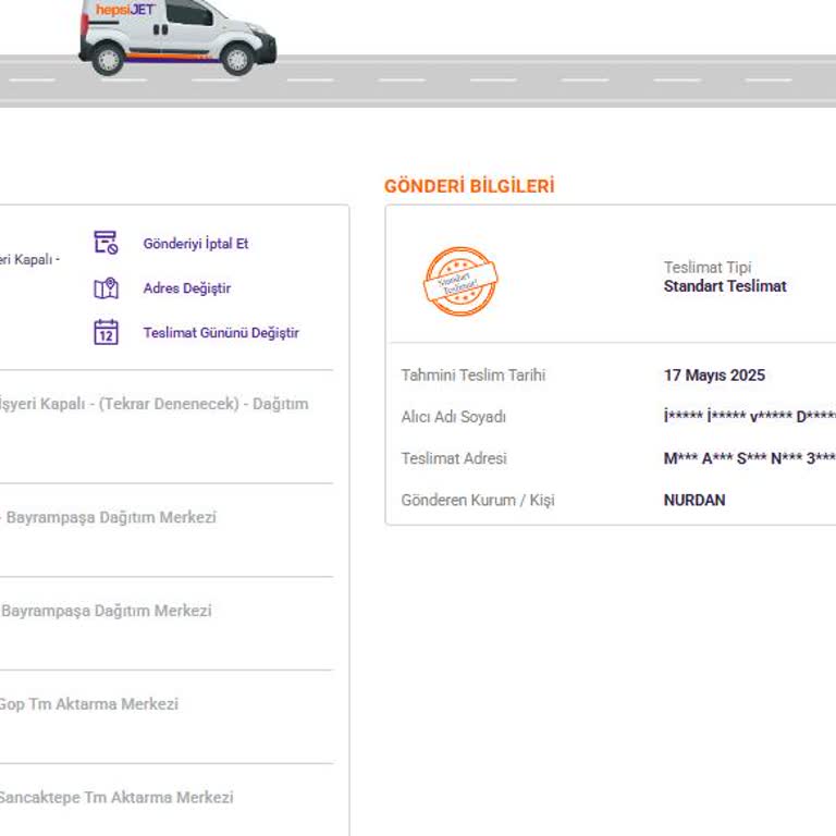 Hepsijet Teslimat Sorunları Ve Müşteri Hizmetlerinin İlgisizliği Mağdur Ediyor