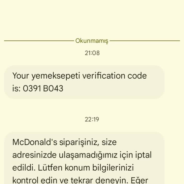 Kupon Kullandım Diye Siparişim İptal Edildi Aç Kaldım