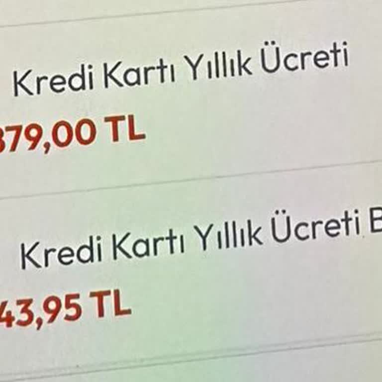 Kredi Kartı Aidatının İadesi İçin Yasal Haklarımı Talep Ediyorum