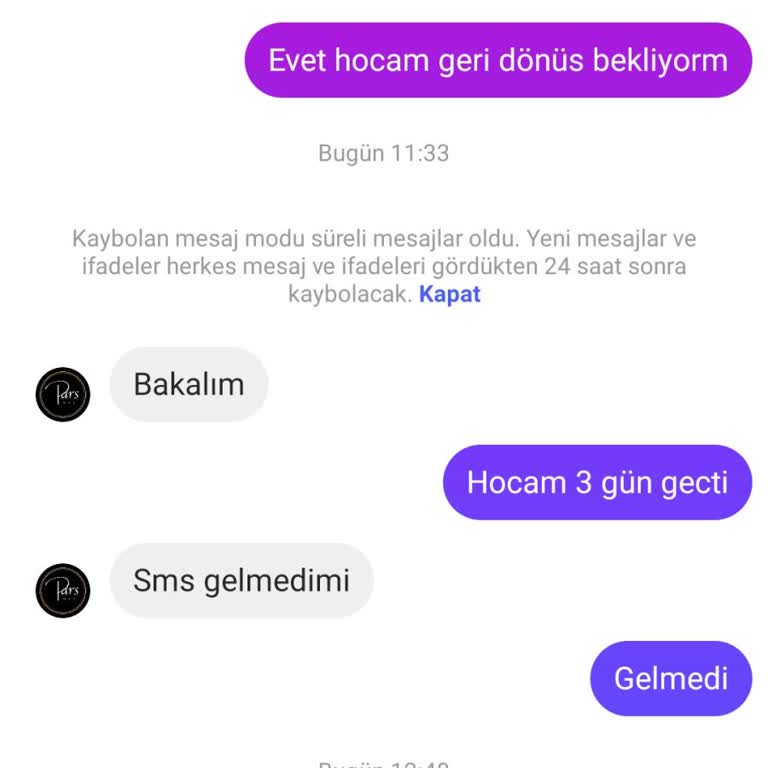 Yanlış Ürün Gönderildi İletişim Yok Değişim De Yapılmadı
