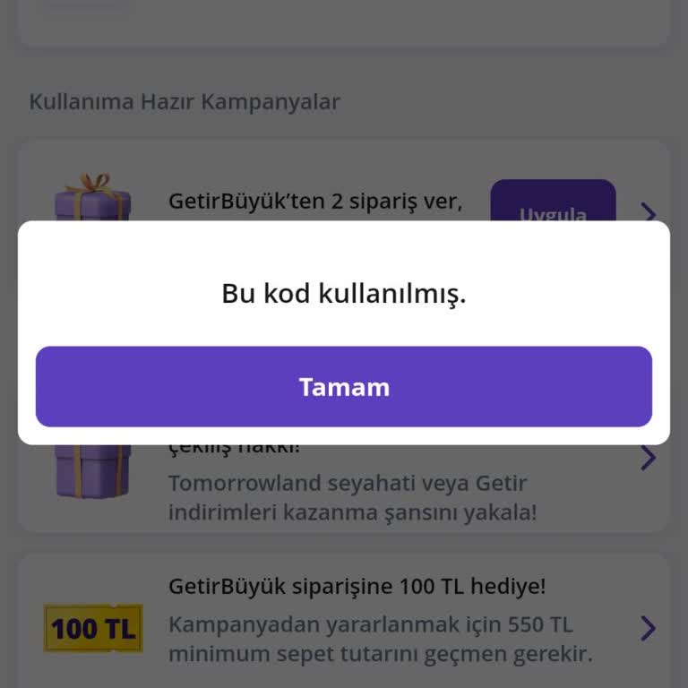 Kullanılmamış Hediye Çekiminin Kullanılmış Görünmesi Ve Çözüm Eksikliği