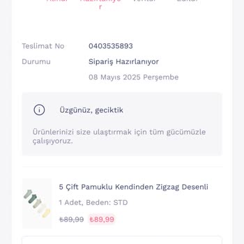 Siparişim Parça Parça Teslim Edildi, Kalan Ürünlerim Hâlâ Gönderilmedi