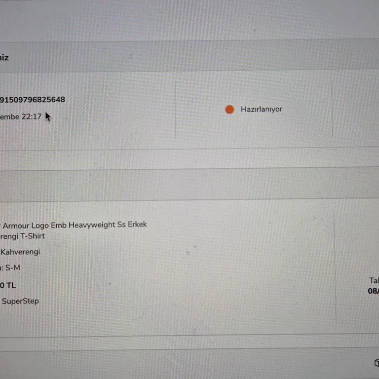 Siparişim İki Haftadır Hazırlanıyor Bilgi Alamıyorum