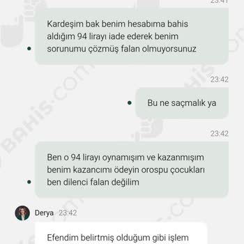 Bahis Kazancım Ödenmedi, Destek Sorunu Yaşadım