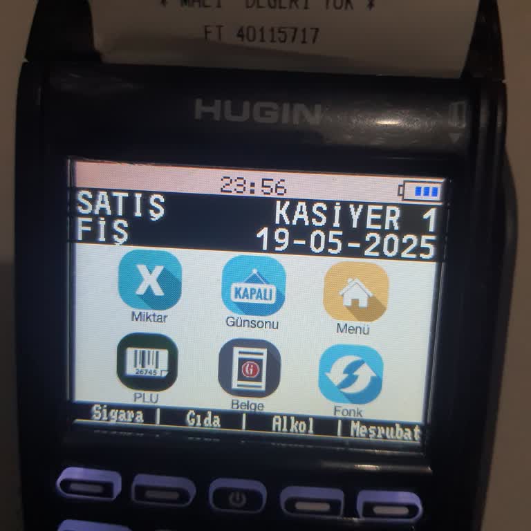 Hugin Yazarkasa POS'ta Sim Ve Temassız İşlem Sorunları Yaşadım!