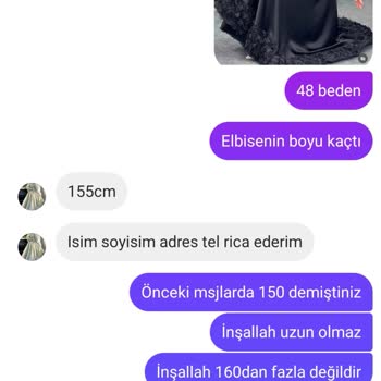 Sipariş Ettiğim Elbise Kullanılmış Ve Yanlış Gönderildi