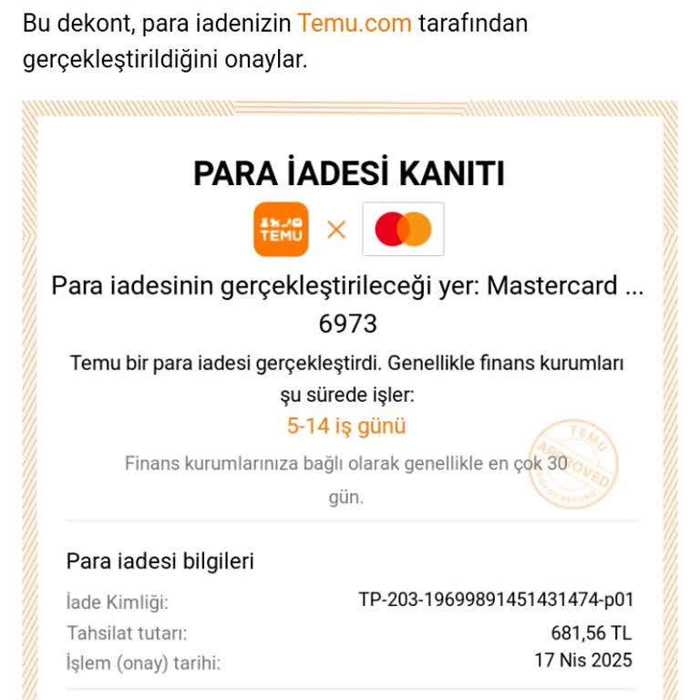 İptal Edilen Siparişin Ücreti Bir Ayı Geçti Hala Yatmadı