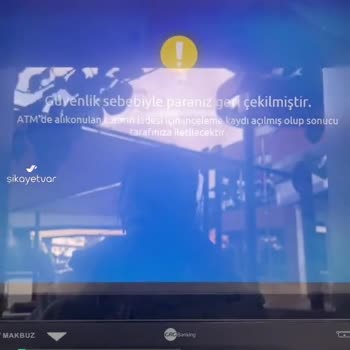 Yapı Kredi Bankası Bankamatiğe Para Sıkışması!