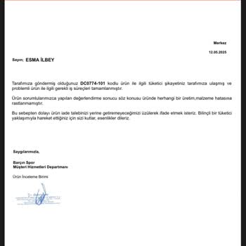 Kısa Sürede Deforme Olan Ayakkabıya Kullanıcı Hatası Gerekçesiyle Ret Cevabı