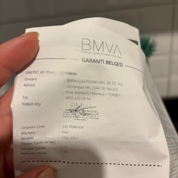 Kiwi Çaycıda Geçmeyen Plastik Koku Sorunu