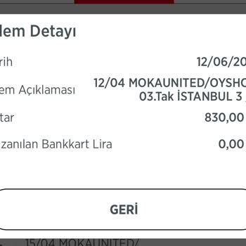 Haberim Olmadan Kredi Kartımdan Oysho Adıyla Çekim Yapıldı Paramı Geri İstiyorum