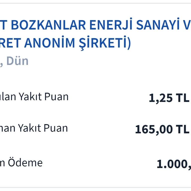 Opet Market Puanım Yanlışlıkla Yakıt Puan Olarak Harcandı, Mağduriyetimin Giderilmesini İstiyorum