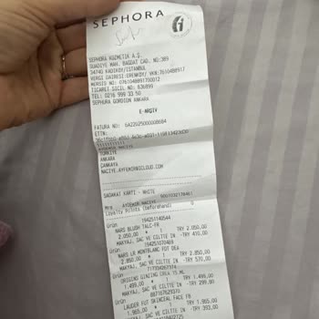 Sephora'da Yaptığım Alışverişin Puanları Kayboldu!