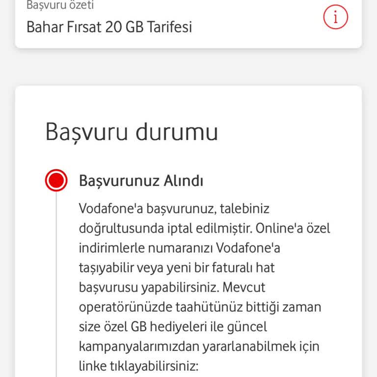 Vodafone Hat Taşıma Sürecinde Aktivasyon Ve Başvuru Karışıklığı Mağduriyeti