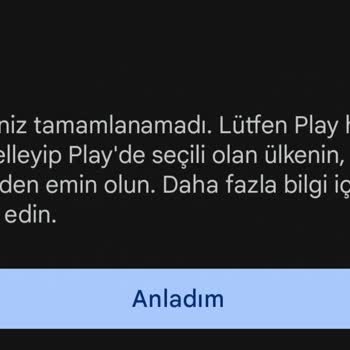 Google Hesabımda Kart Ekleme Ve Ülke Sorunu Yaşıyorum
