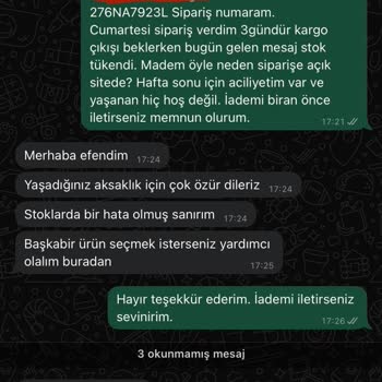 Sipariş İptali Sonrası Geciken İade Ve Mağduriyet