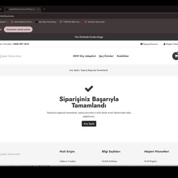 Sahte Apple Sitesi Üzerinden Yapılan Alışverişte Ürün Gönderilmedi, Mağduriyet Yaşadım