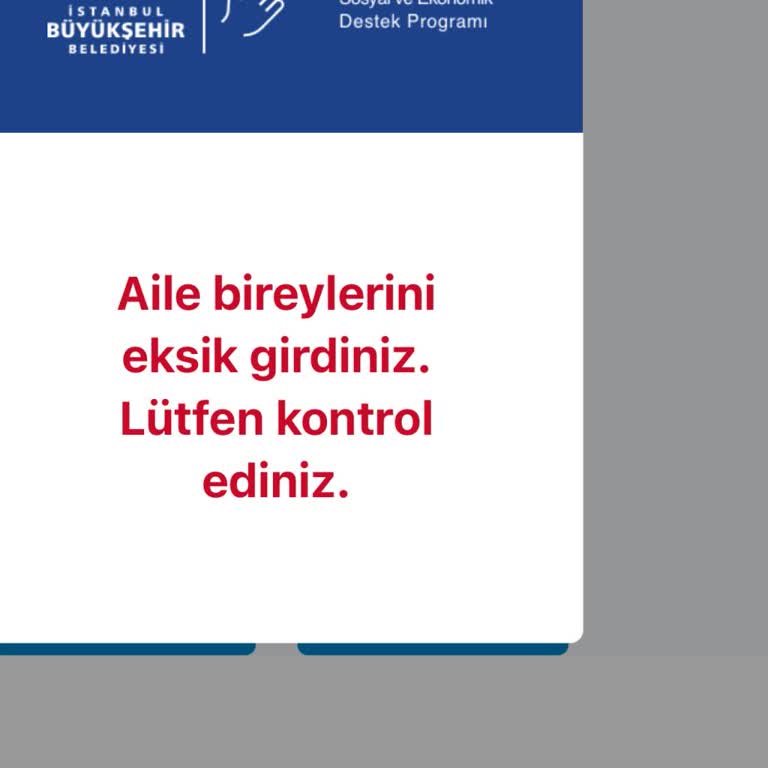 Yenidoğan Yardım Paketi Başvurusunda Sürekli Hata Alıyorum