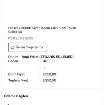 İptal Edilen Ürünlerin Ücreti İade Edilmiyor, Müşteri Desteği Yok