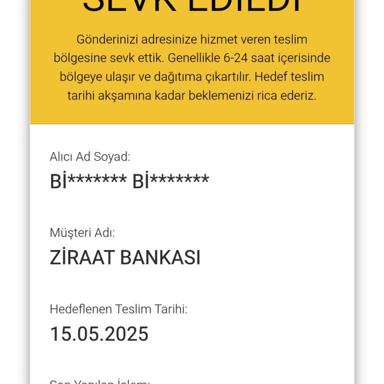 Ziraat Bankası Kartım 12 Gündür Teslim Edilmedi, AGT Kurye Mağduriyeti