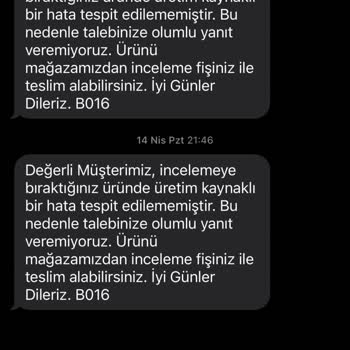 Deichmann'dan Aldığım Botlar Su Geçiriyor Ve Ayaklarımı Isıtmıyor, Ürün Değişimi Kabul Edilmedi