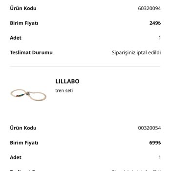 İptal Edilen Ürünlerin Ücret İadesi Yapılmadı, Müşteri Hizmetleri Çözüm Sunmuyor