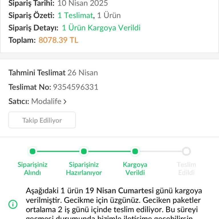 Siparişim Teslim Edilmedi, Sürekli Oyalama İle Karşılaşıyorum
