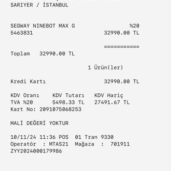 Decathlon'dan Alınan Scooterın Garanti Sürecinde Destek Eksikliği