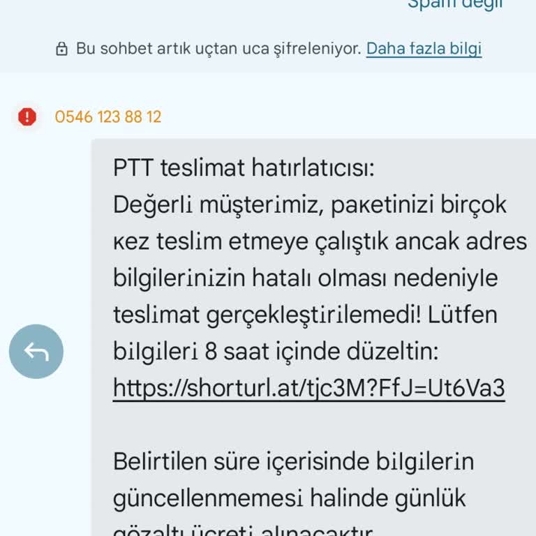 Kişisel Verilerim İzinsiz Kullanıldı Ve Sahte PTT Mesajıyla Tehdit Edildim