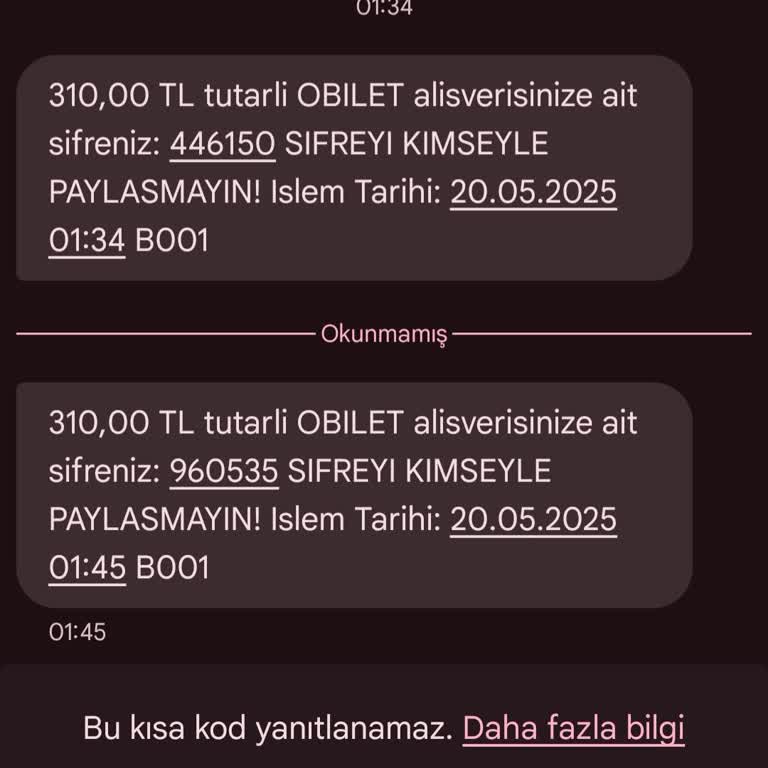 O Biletten Alınan Bilette Hata Ve Para İadesi Sorunu