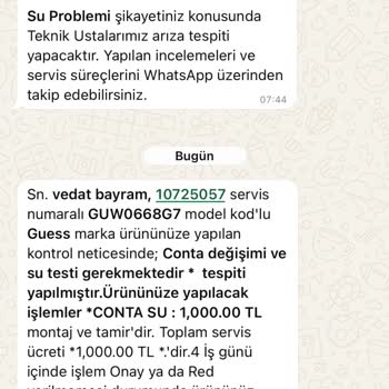 Garanti Kapsamındaki Saat İçin Haksız Tamir Ücreti Talebi