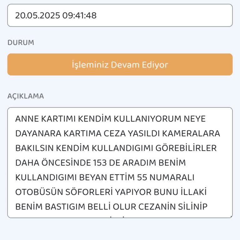 Kendi Kartımı Kullandığım Halde Usulsüz Kullanım Ve Haksız Ceza