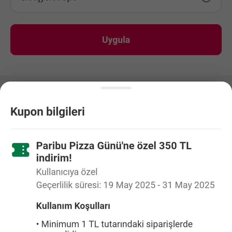 Paribu Pizza Kampanyasında Kullanıcıları Yanıltıyor