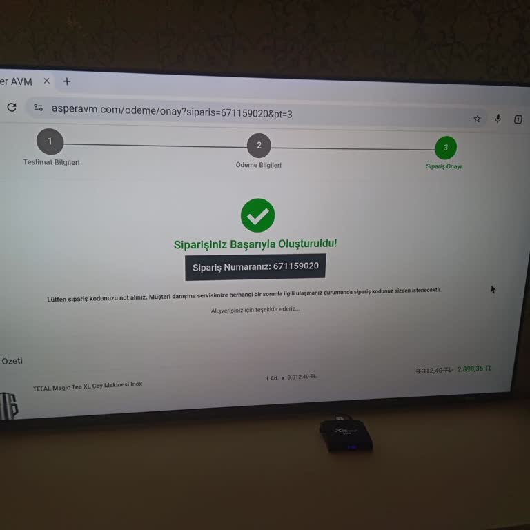 Anneler Günü İçin Aldığım Çay Makinesi Gönderilmedi İletişim Kurulamıyor