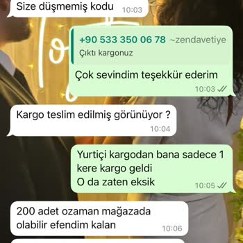 Eksik Gelen Davetiyeler Ve İlgisiz Müşteri Hizmetleriyle Yaşadığım Mağduriyet