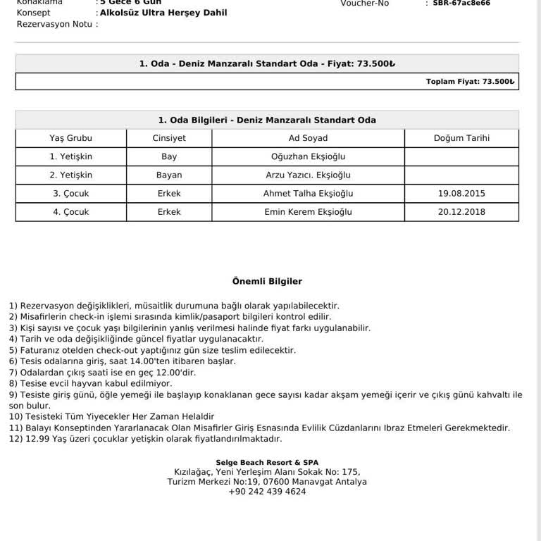 Rezervasyon Sonrası Otelde Kaydım Bulunmadı Mağdur Oldum