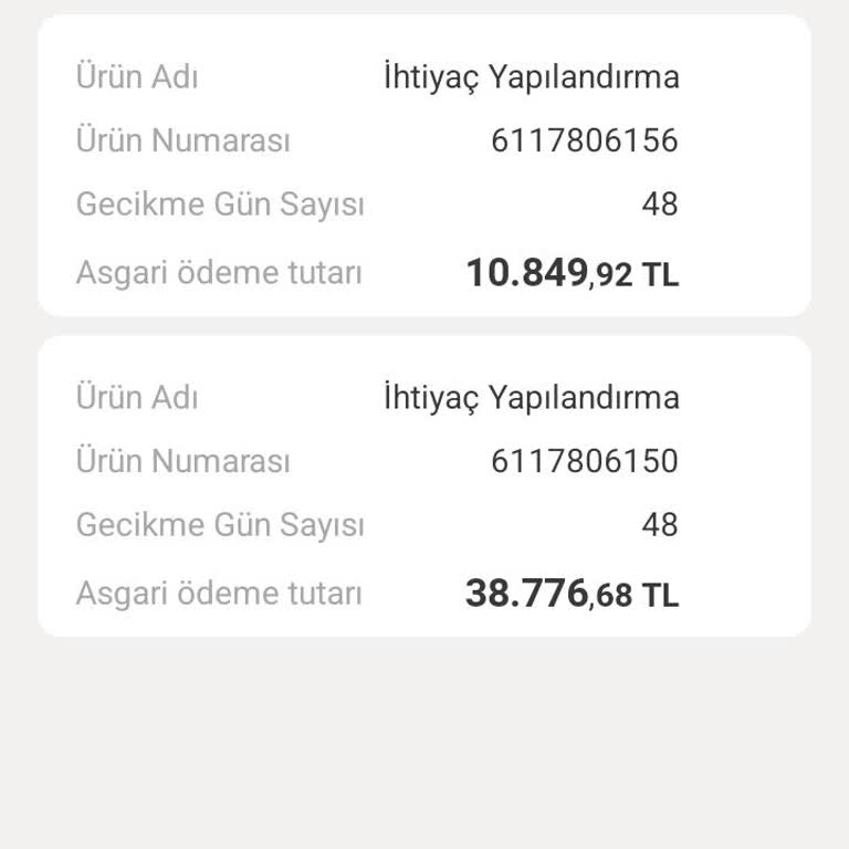 VakıfBank Kredi Yapılandırma Talebime Olumsuz Yanıt Verildi