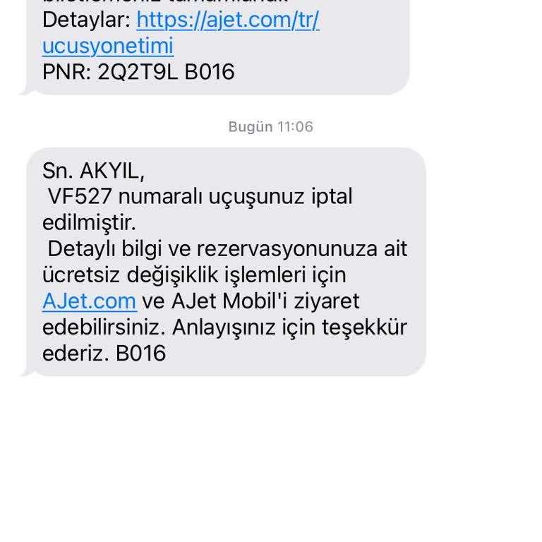 Yurt Dışı Uçuşum Son Anda İptal Edildi, Mağdur Edildim