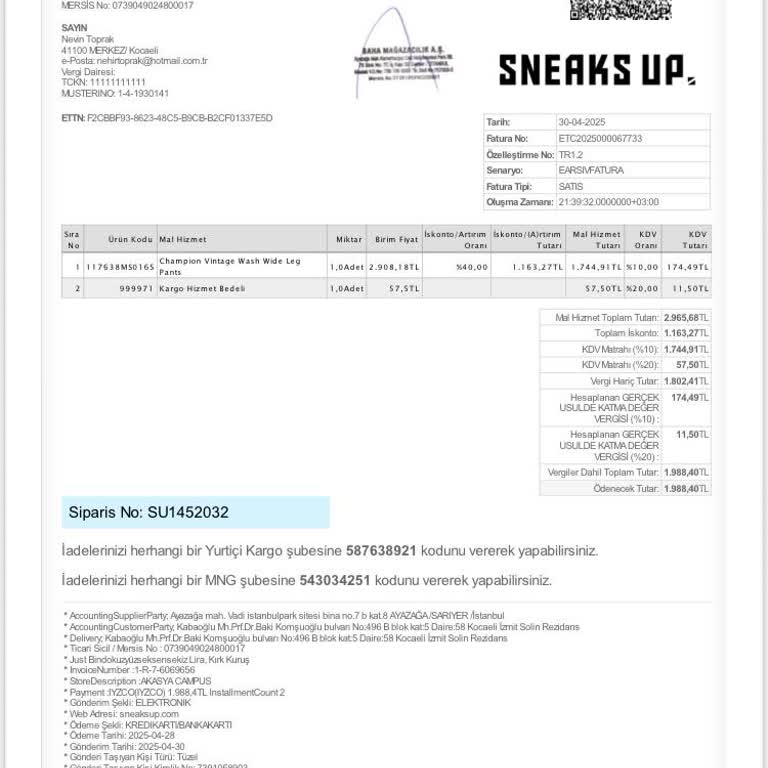 Ürün Arızası Ve İade Talebimin Reddedilmesi