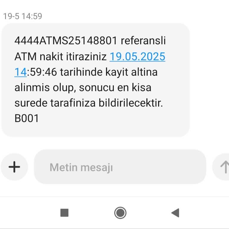ATM'ye Yatırılan Paranın Gecikmesi Ve Mağduriyet