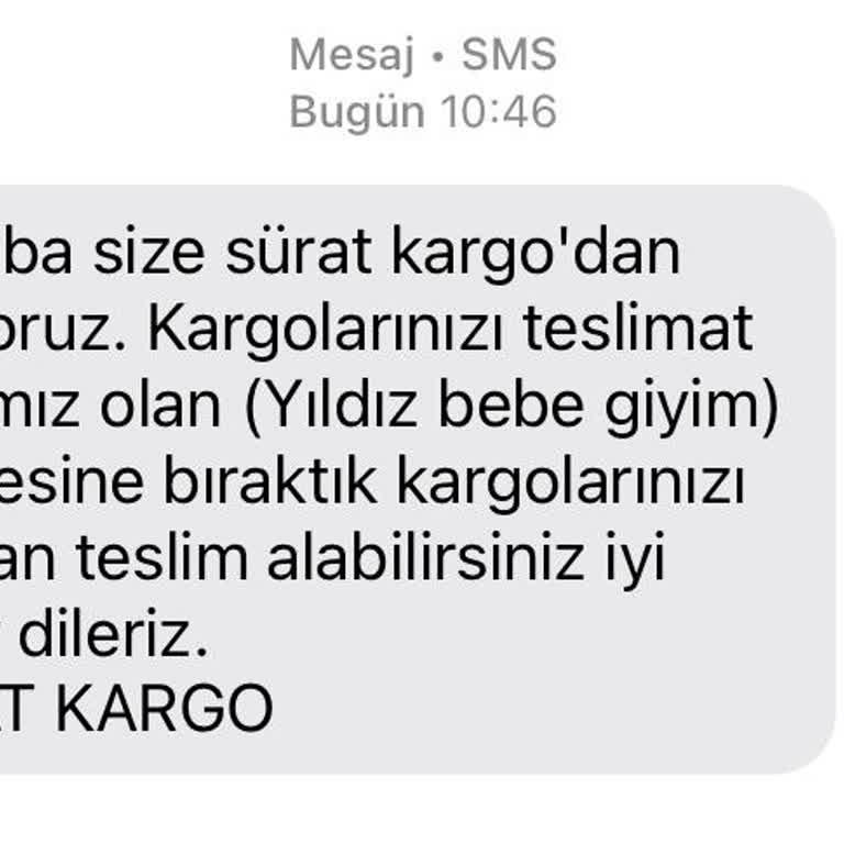Sürat Kargo Teslimat Adresime Ürün Getirmiyor, Sürekli Teslimat Noktasına Bırakıyor