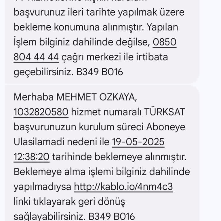 Servis Gelmeden Geldik Diyerek Yanlış Bilgilendirme Yapıyorlar