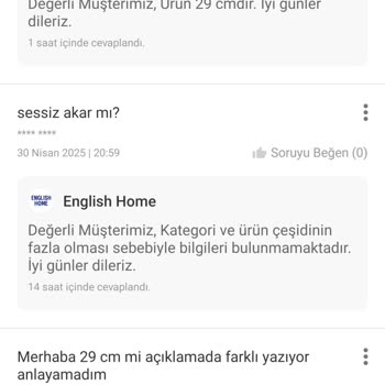 İki Kez Yanlış Boyutta Duvar Saati Gönderildi, Mağduriyetim Giderilmiyor