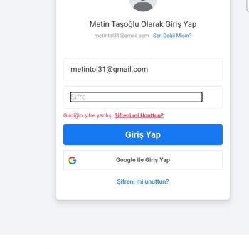 Yanlışlıkla Kapatılan Facebook Hesabımın Açılmasını İstiyorum