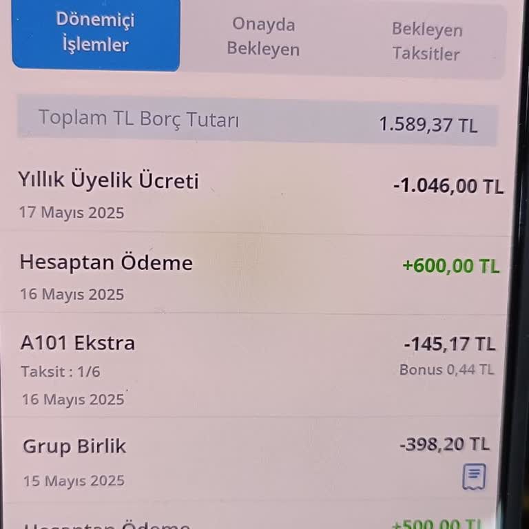 Bilgim Dışında Kesilen Yıllık Kart Ücreti İadesi Talebim