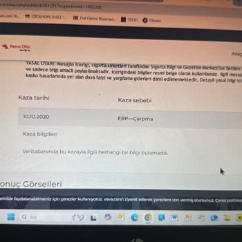 Vavacars'dan Alınan Araçta Ekspertiz Farklılığı ve Bilgi Gizlenmesi